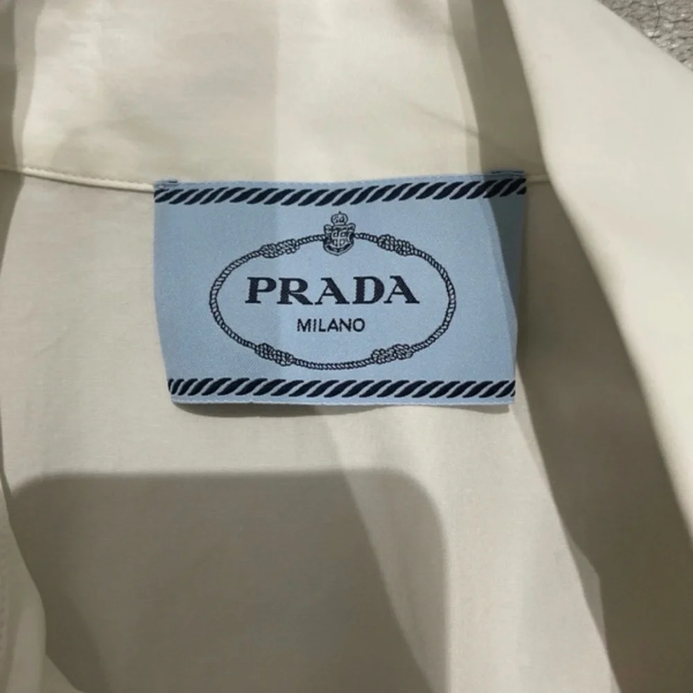 Prada two-tone panelled shirtdress - Picture 6 of 6